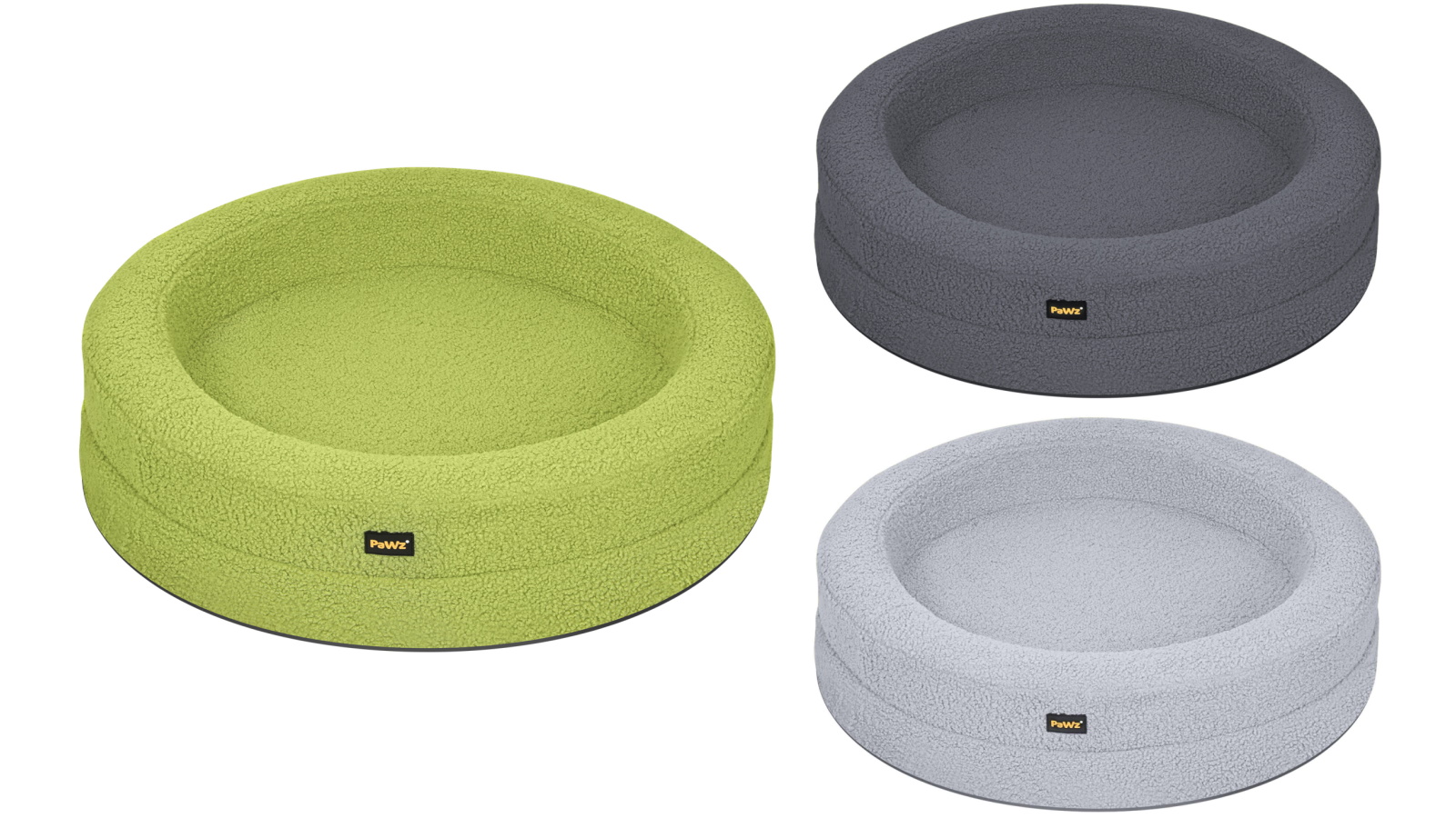 PaWz XX-Large Round Memory Foam Dog Bed