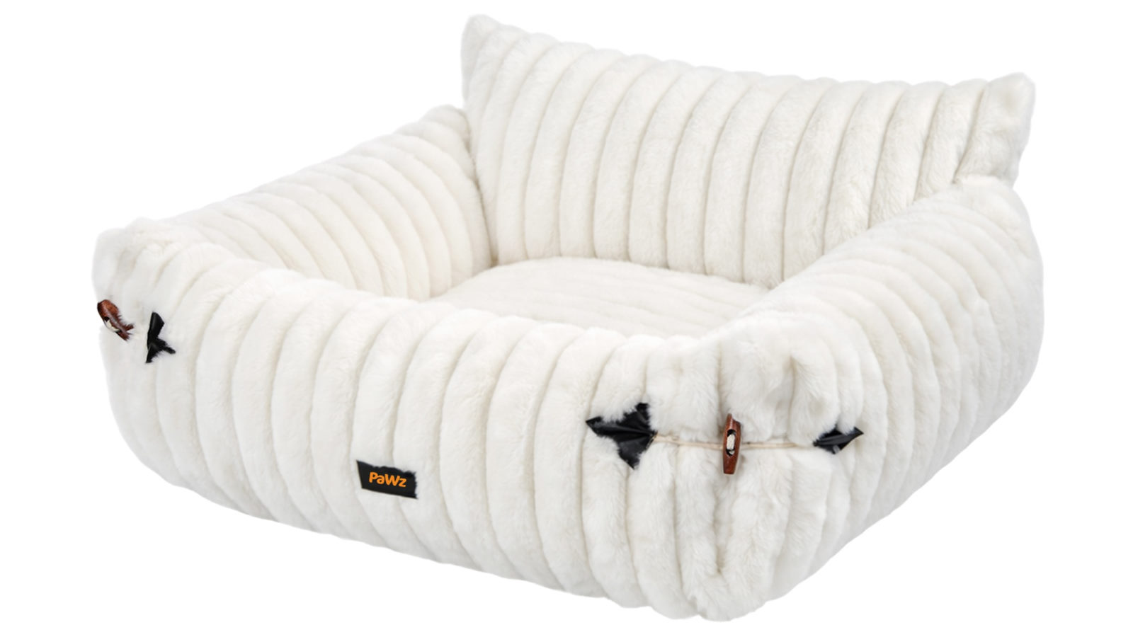 Pawz Removable Cover Cat Bed Extended Soft Plush Lounge Couch Pet Small Dog