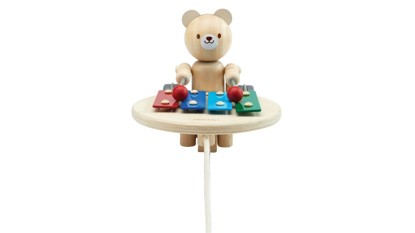 PlanToys Pull-Along Musical Bear