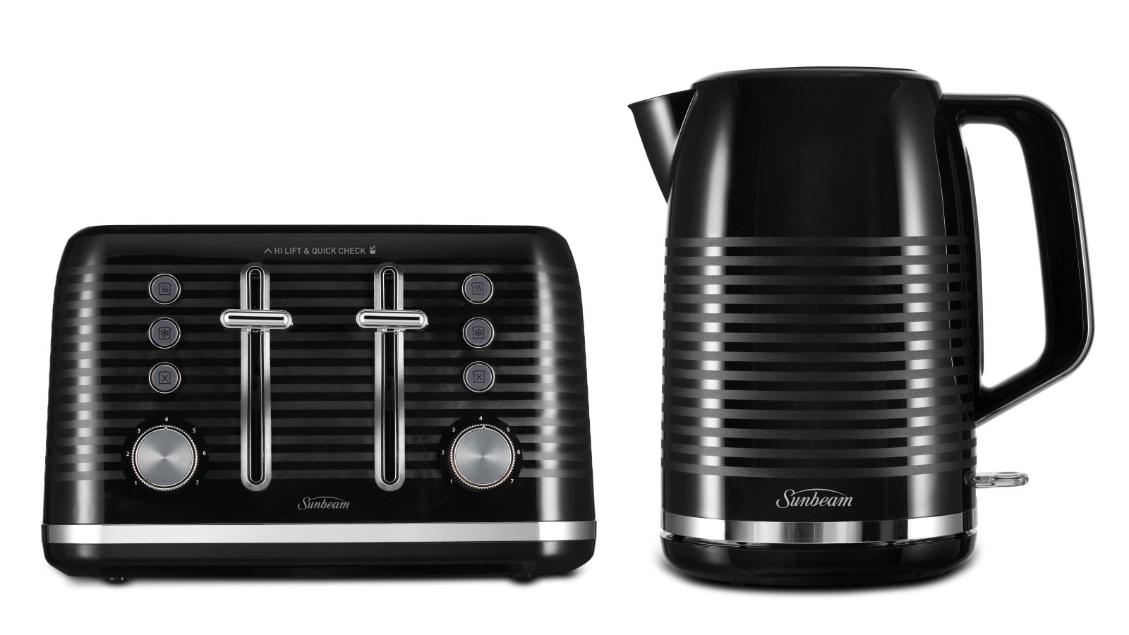 Sunbeam Rise Shine Collection Breakfast Set Black Harvey Norman