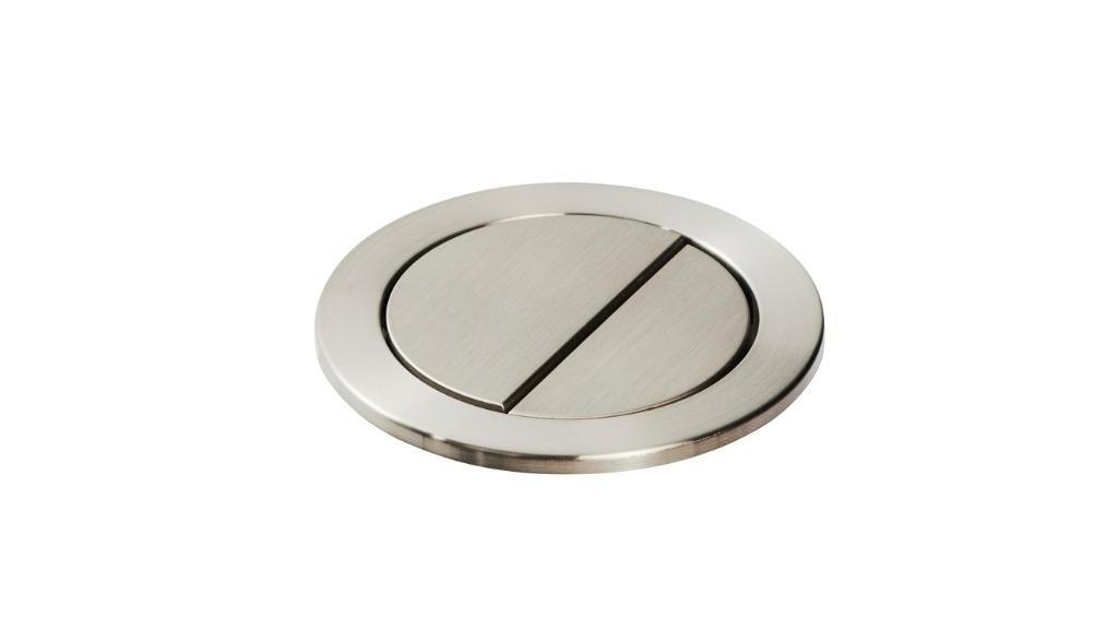 Sanceramica Back-To-Wall Flush Button - PVD Brushed Nickel