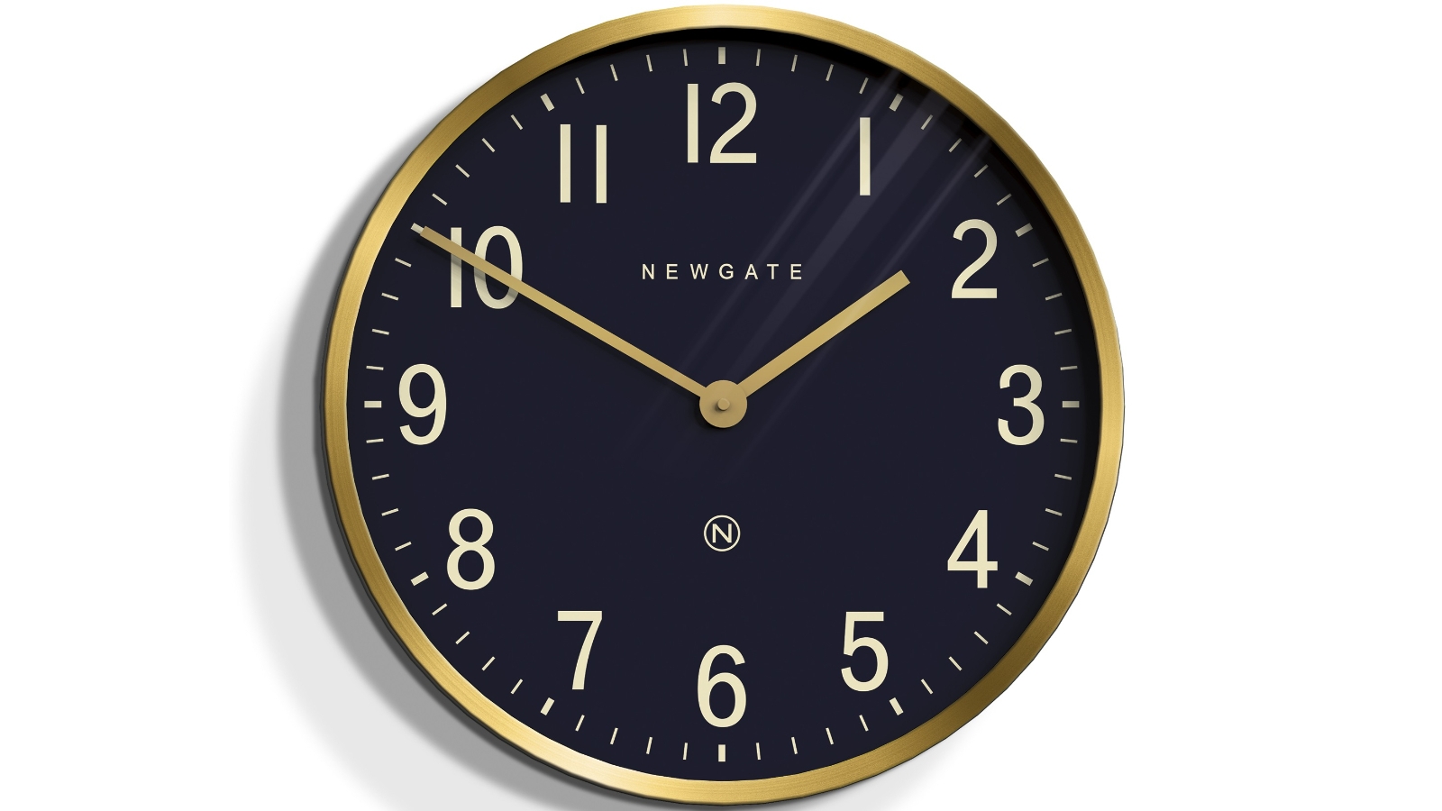 Newgate Mr Butler Wall Clock - Brass Radial | Harvey Norman