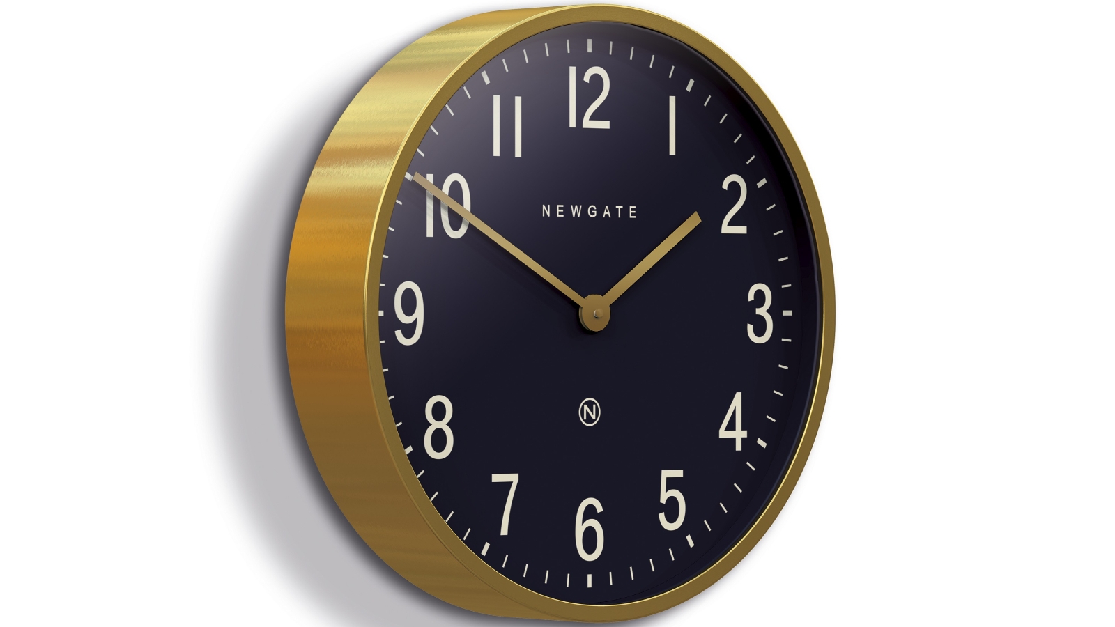 Newgate Mr Butler Wall Clock - Brass Radial | Harvey Norman
