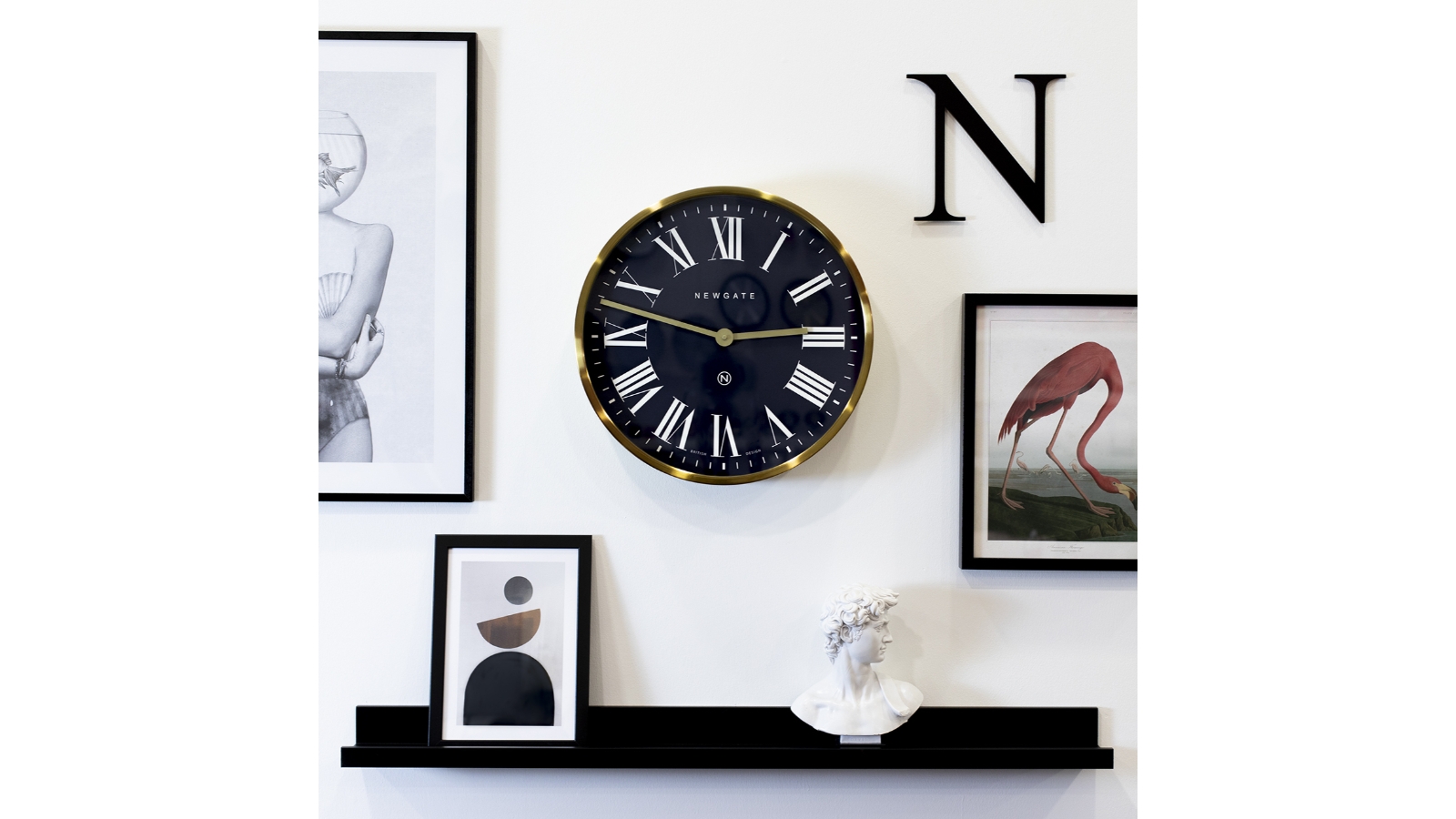 Newgate Radial Brass Mr Edwards Clock Harvey Norman