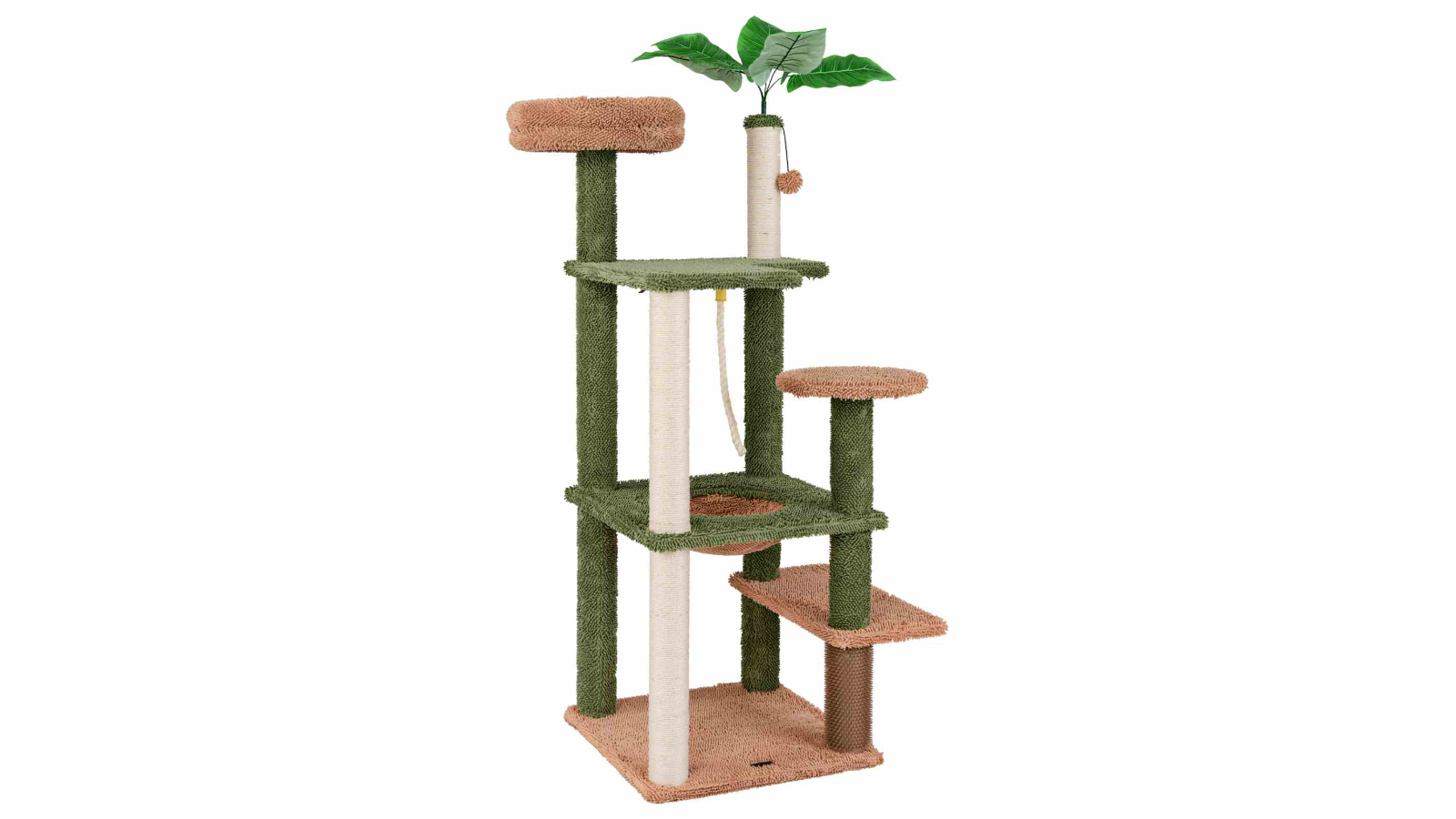 Costway 1.5metre Cat Tree for Indoor with Sisal Scratching Post and Rope