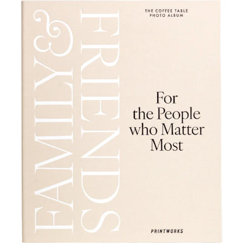 Printworks Family and Friends Photo Album - Beige