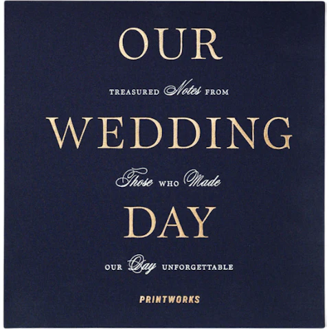 Printworks Wedding Guest Book