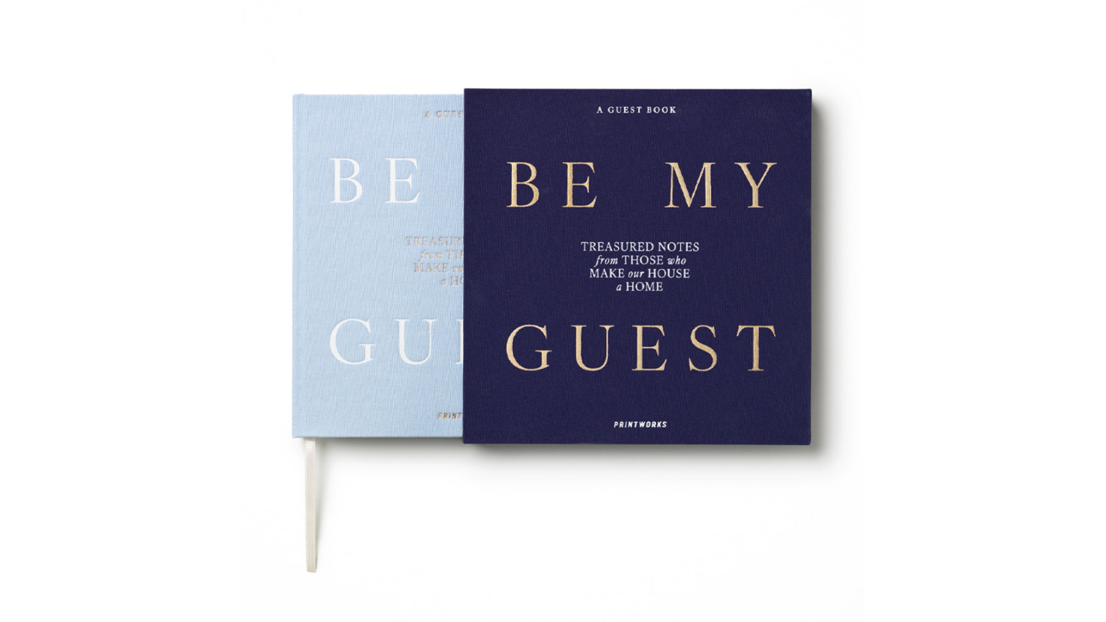 Printworks Guest Book - Light Blue/Dark Blue