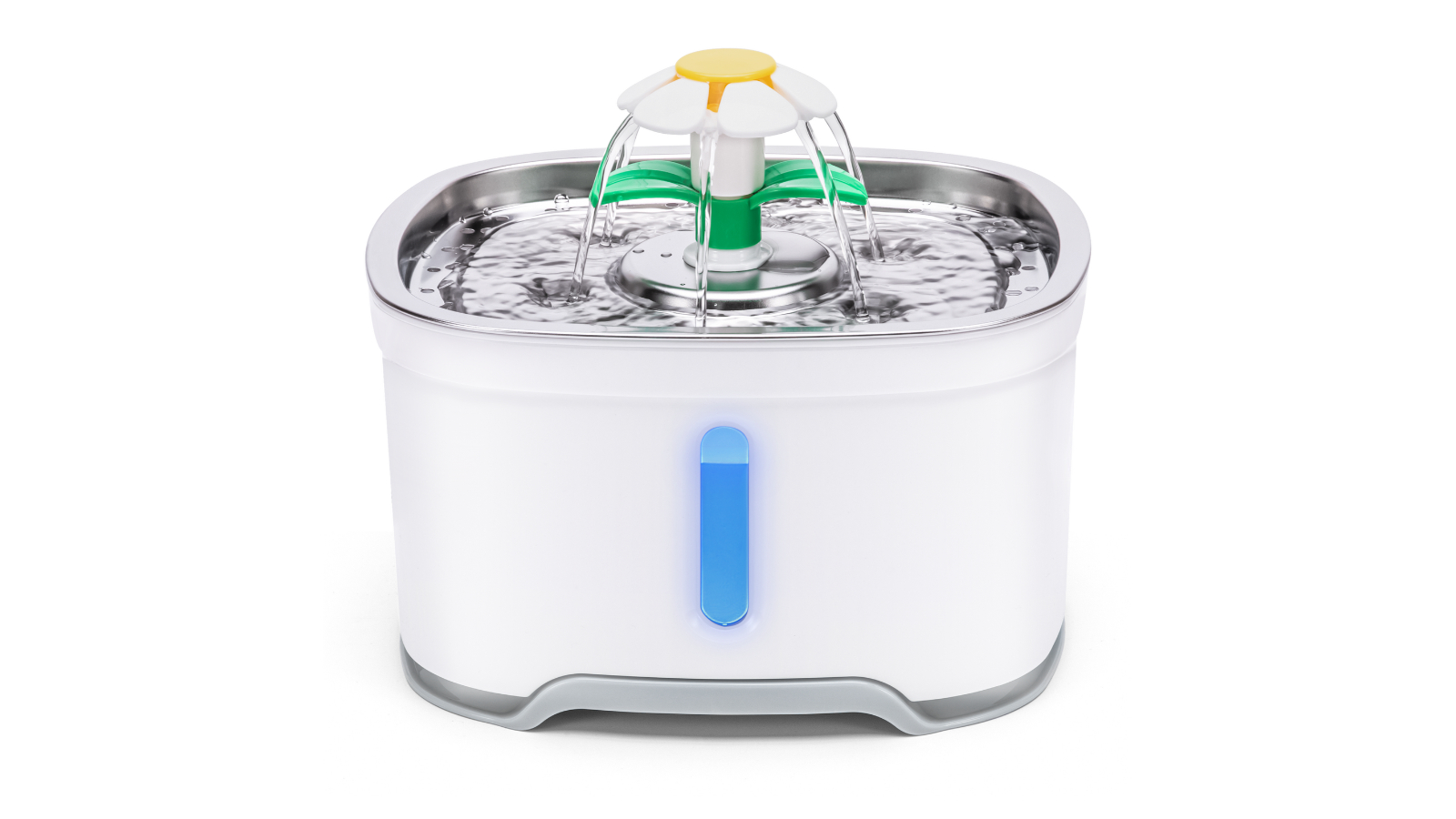 YES4PETS 2.5 Litre Automatic Electric Pet Water Fountain and Feeder Bowl Dispenser