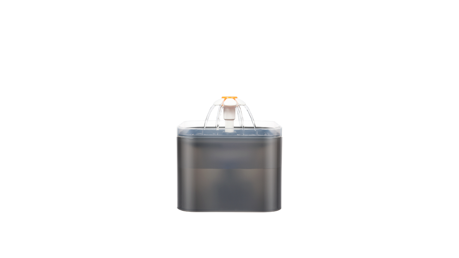 YES4PETS Automatic Electric Pet Water Fountain and Feeder Bowl Dispenser with LED Light - Black