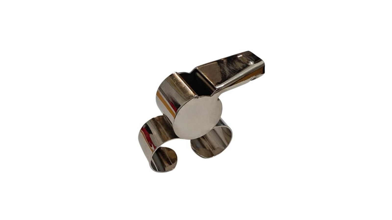 Morgan Sports Finger Grip Metal Whistle