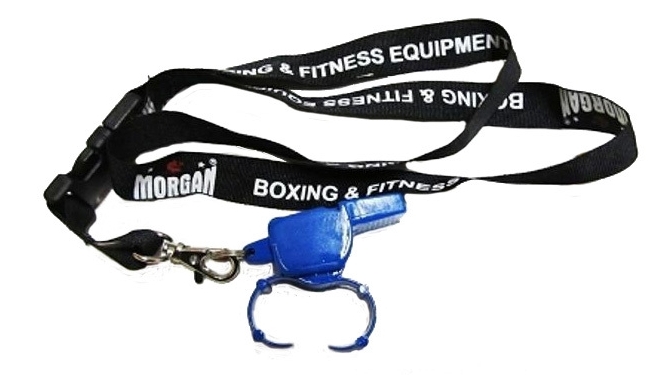 Morgan Sports Morgan Pealess Blaster Whistle With DLX Lanyard