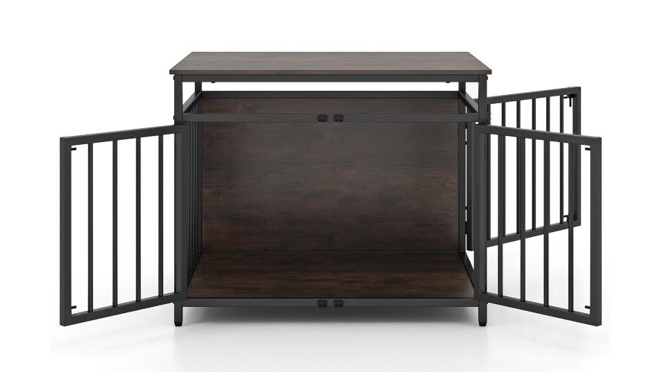 Costway Pet Metal Crate with 3-Door - Large