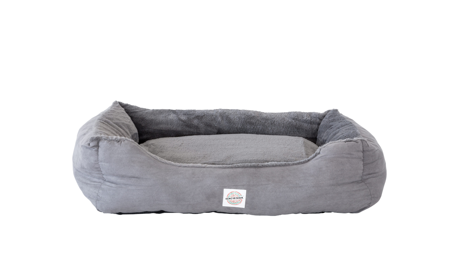 Hacienda Dark Grey Electric Heated Pet Bed - Medium