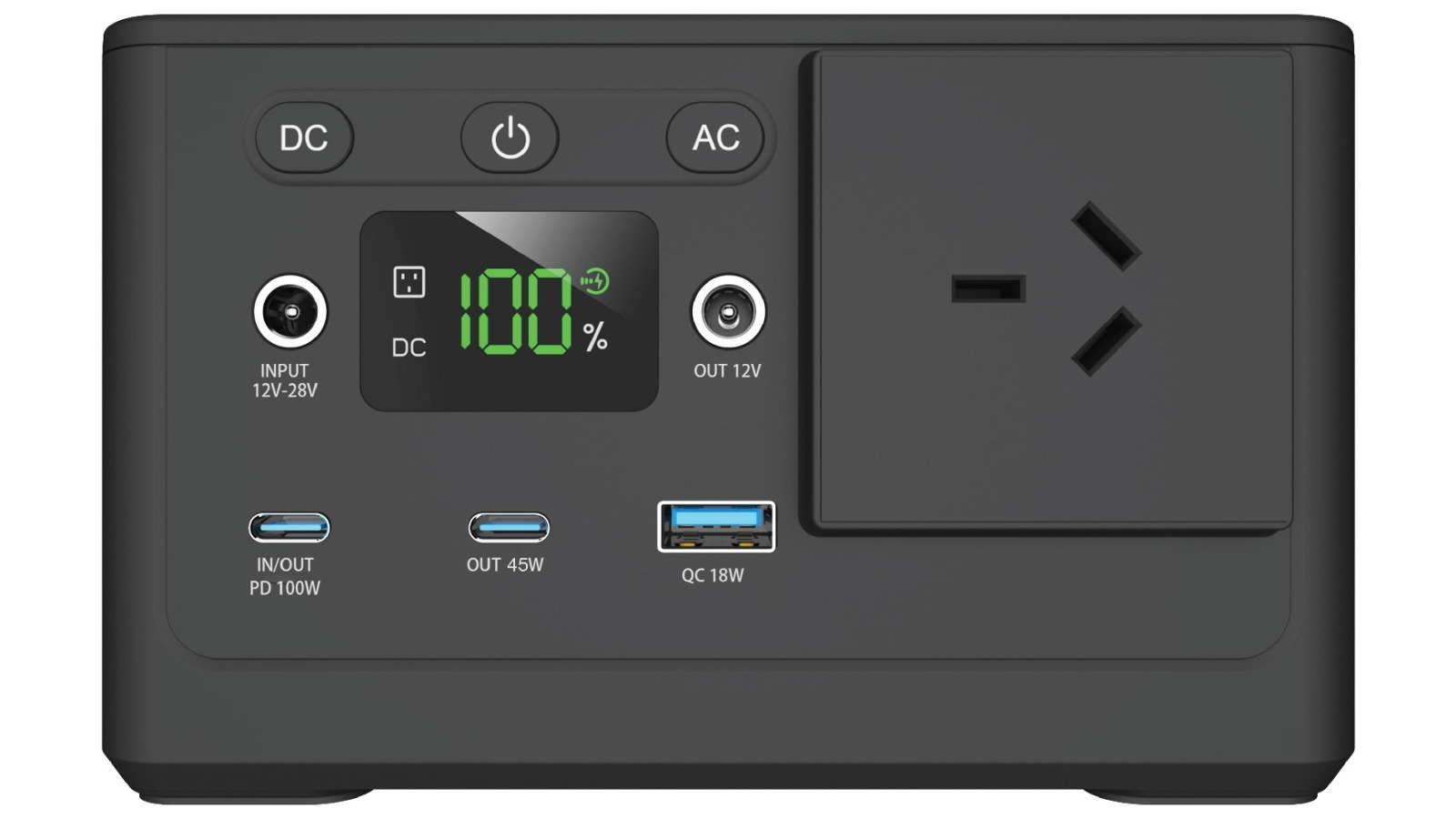 Laser NGRVault 150W Mini Portable Power Station - Black