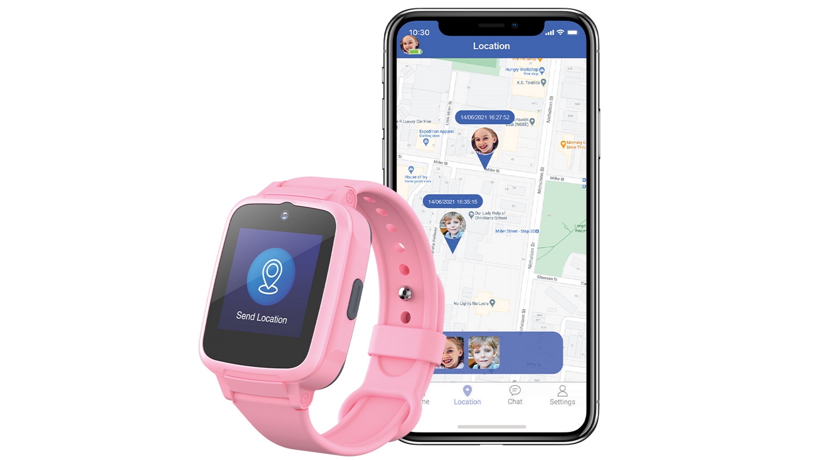 Pixbee Kids 4G Video Smart Watch with GPS Tracking Harvey Norman