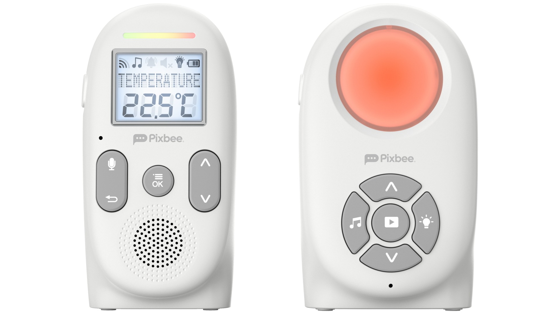 Pixbee SafeGo2 LCD Audio Baby Monitor with Nightlight