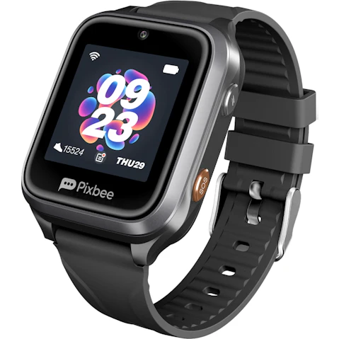Pixbee Pro Gen 2 Kids 4G Smart Watch - Black