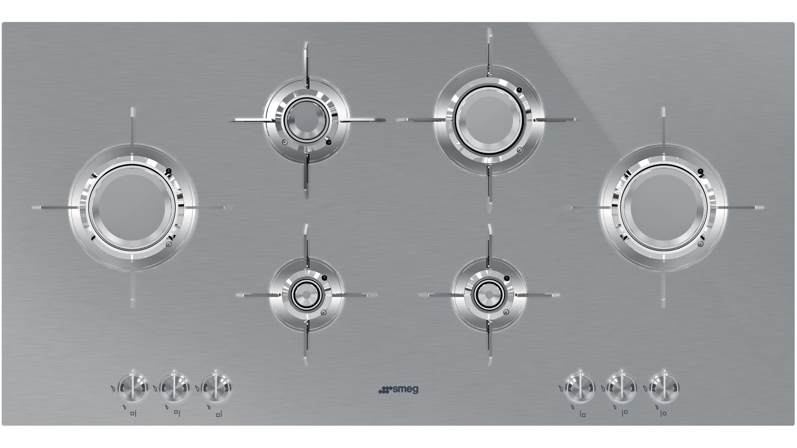 Smeg Linea 1000mm 6 Burner Gas Cooktop Harvey Norman