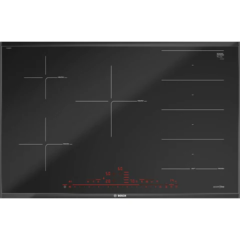 Bosch 800mm Accentline 5 Zone Flex Induction Cooktop