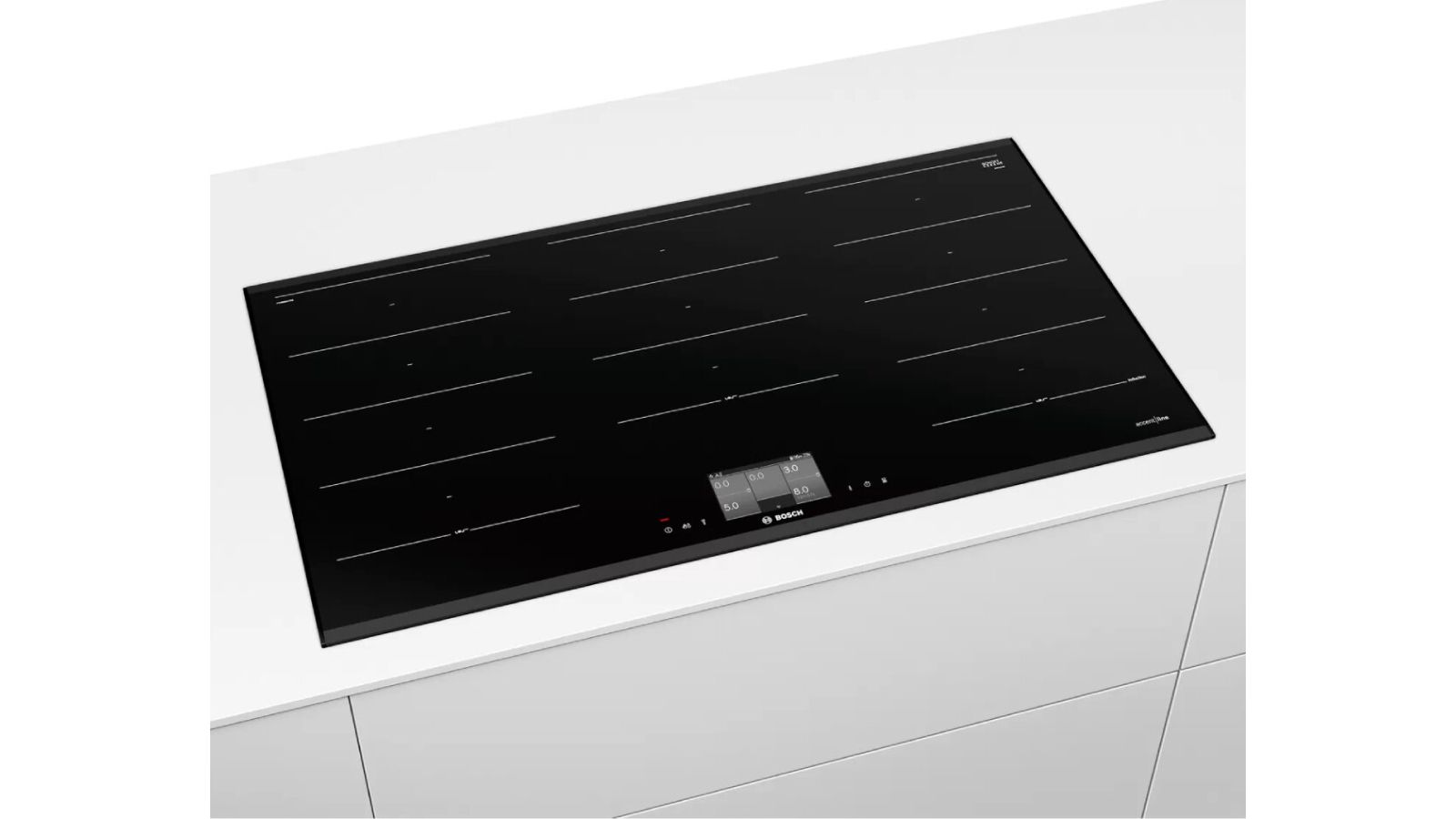 Bosch 900mm Accentline 5 Zone Flex Induction Cooktop Harvey Norman