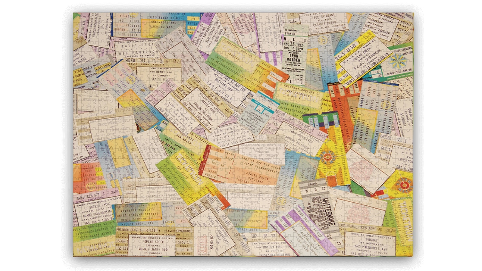 Roadcrates 1000 Piece 80's Gold Jigsaw Puzzle