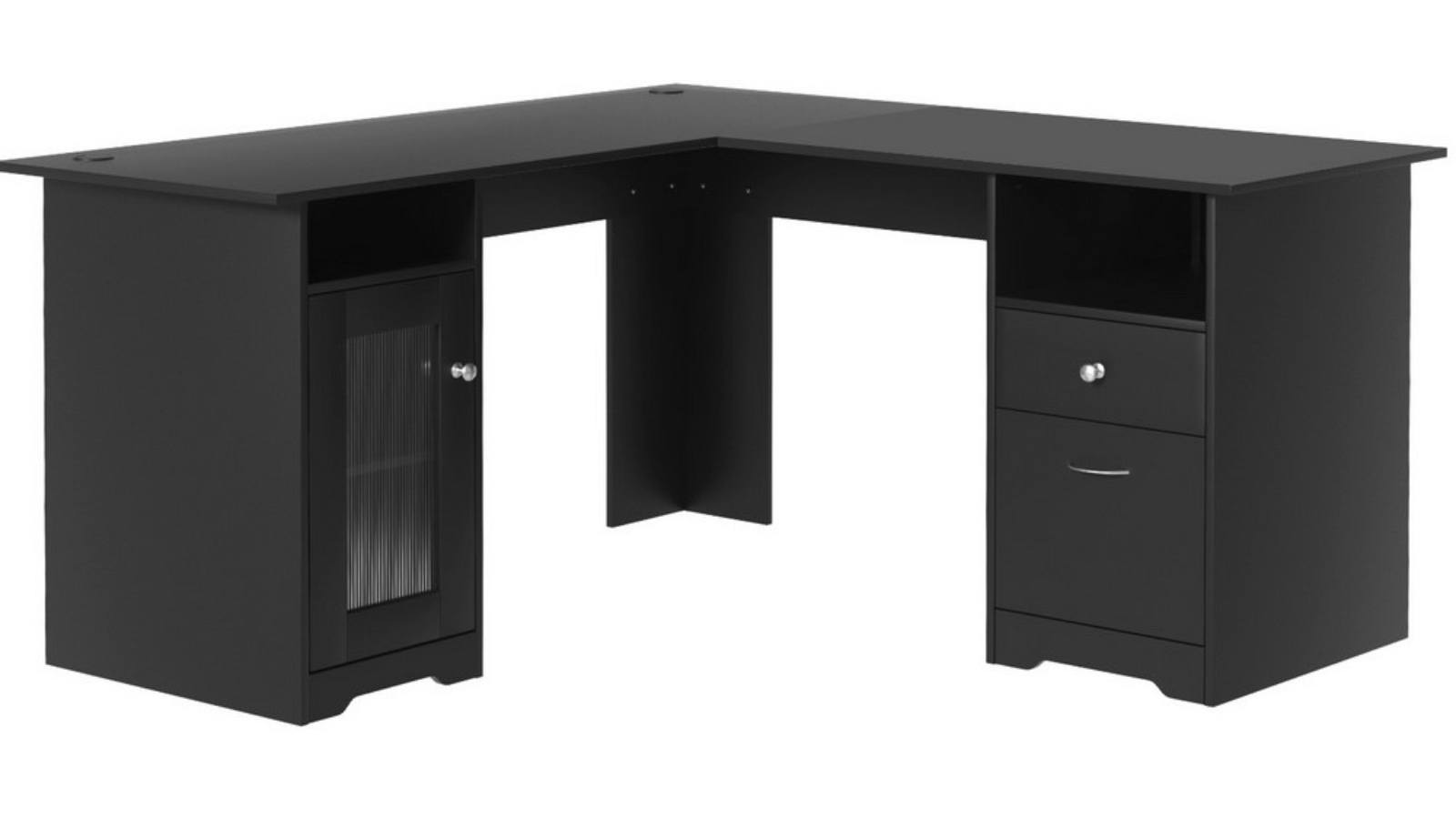 Artiss L-Shape Computer Desk with Storage