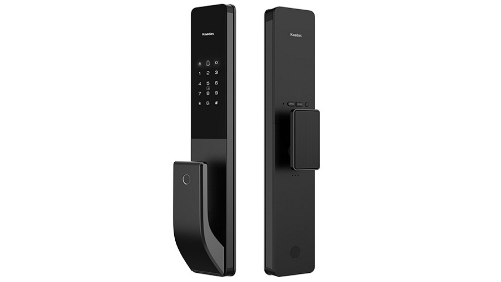 Kaadas Q15-5WK Push Pull Wi-Fi Smart Lock - Matte Black