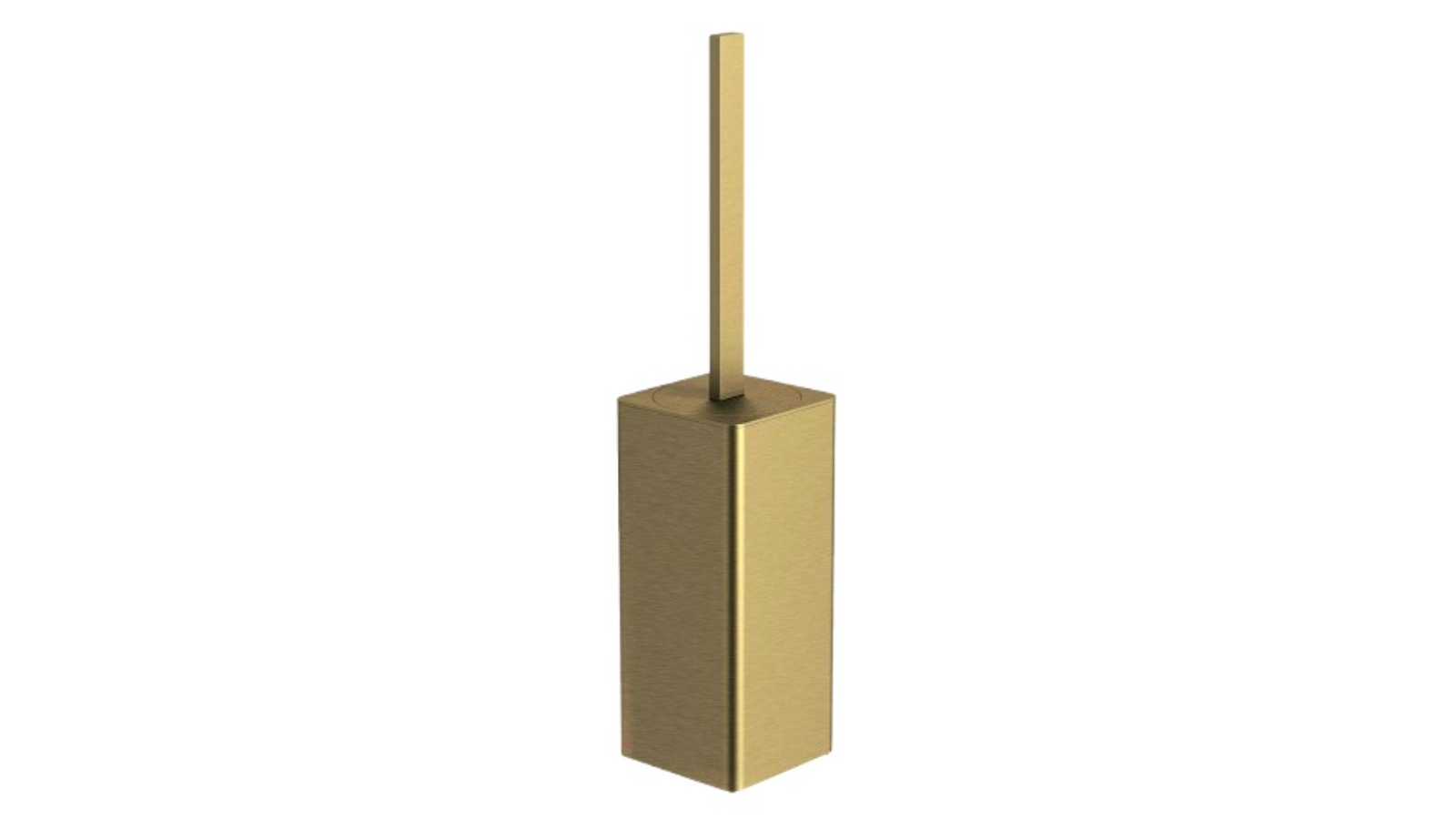 Parisi Quasar II Wall Mounted Toilet Brush Holder - Brushed Brass
