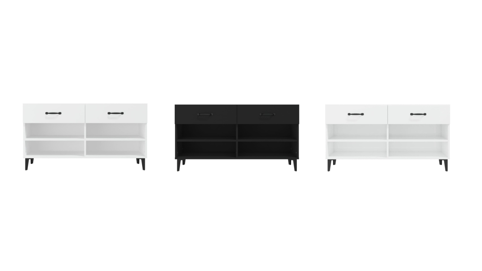 vidaXL 102 x 35 x 55cm Shoe Cabinet