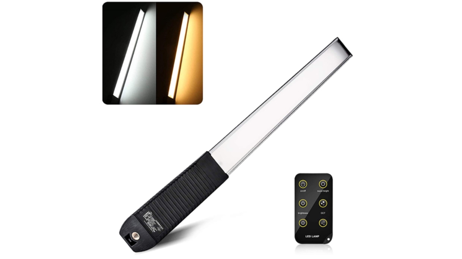 LUXCEO Q508S LED 9W 3000K-5700K Wand Handheld Video Light 1000 Lumen