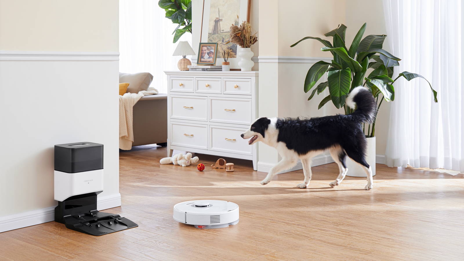 Roborock Q7 Max+ Robotic Vacuum and Mop Cleaner with AutoEmpty Dock