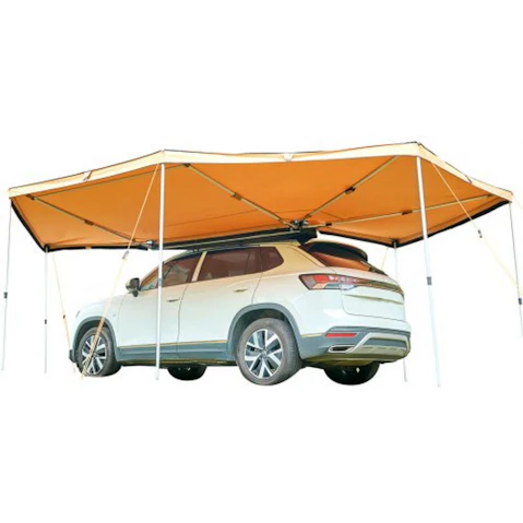 Vevor 270 Degree 10.9m Awning with LED Lights UV50 Plus Driver Side Car Awning