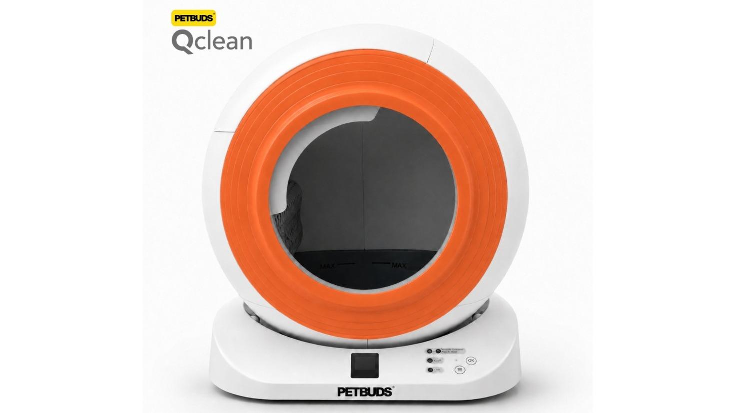 Petbuds Q-Clean Automatic Self-Cleaning Litter Box