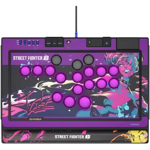Qanba Street Fighter Juri PS5/PS4/PC Sapphire Arcade Controller