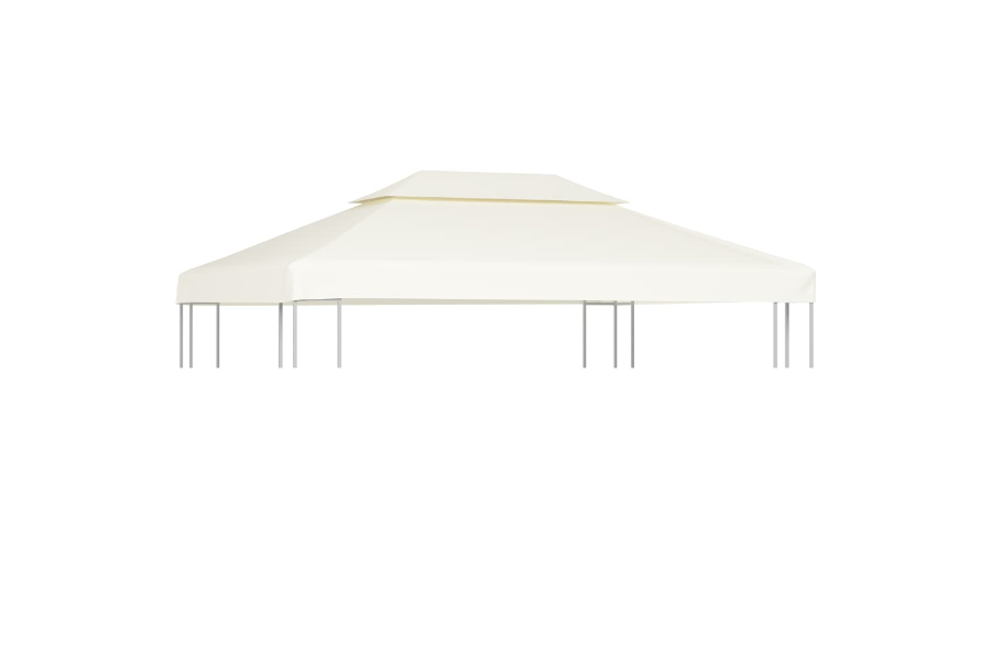 vidaXL Water-proof Gazebo 3 x 4 Metre Cover Canopy - White