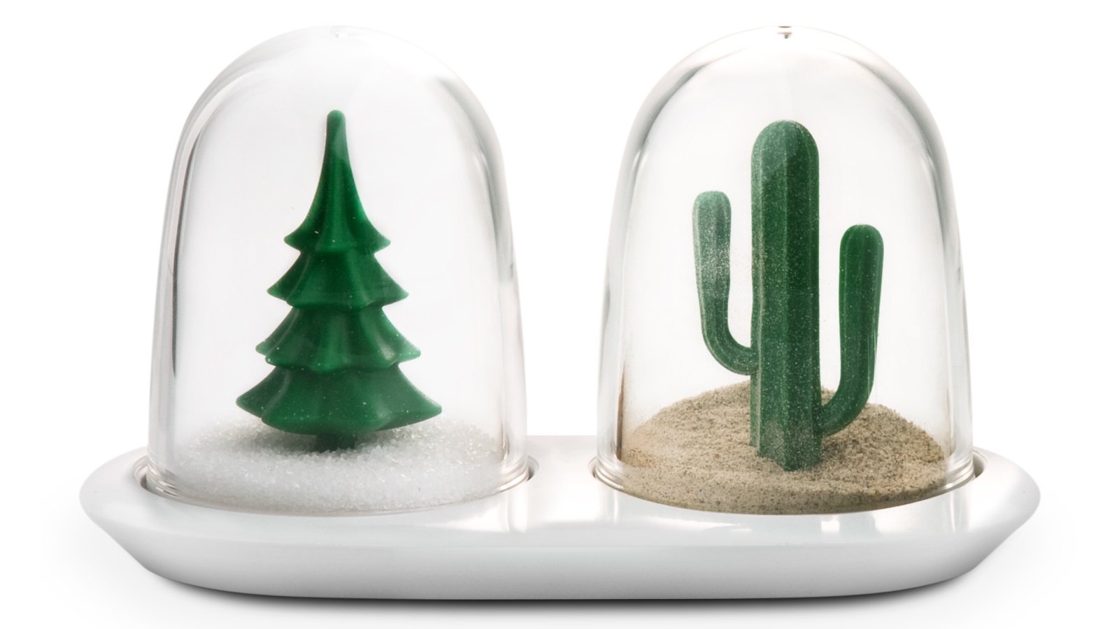 Qualy Winter and Summer Salt and Pepper Shaker Set