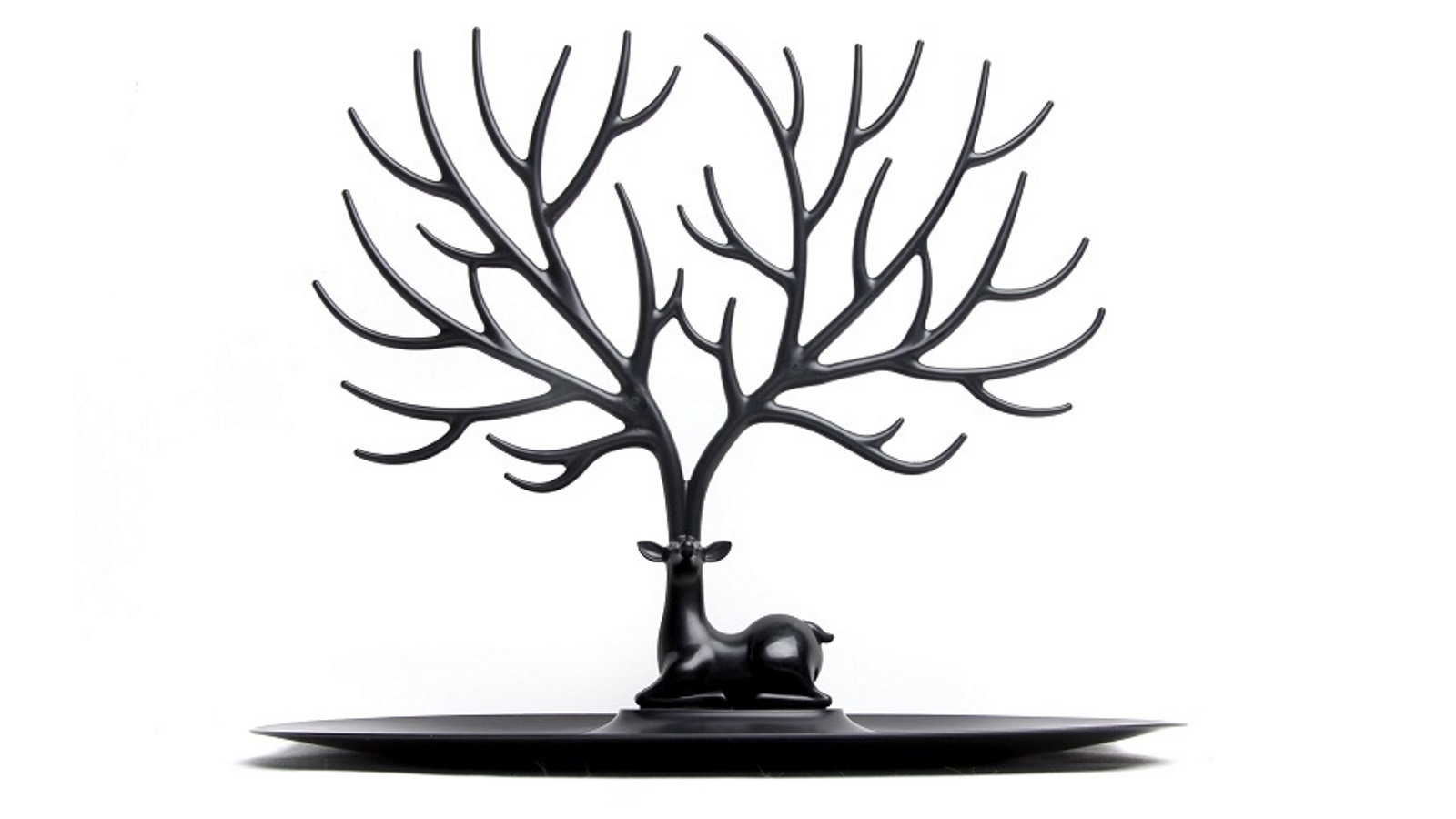 Qualy My Little Deer Accessories Tray - Black
