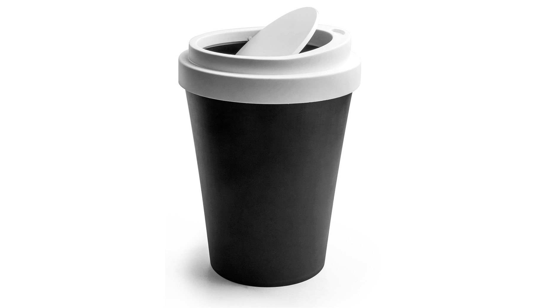 Qualy Mini Coffee Bin - Black