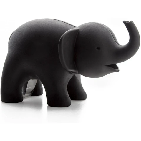 Qualy Elephant Tape Dispenser - Black