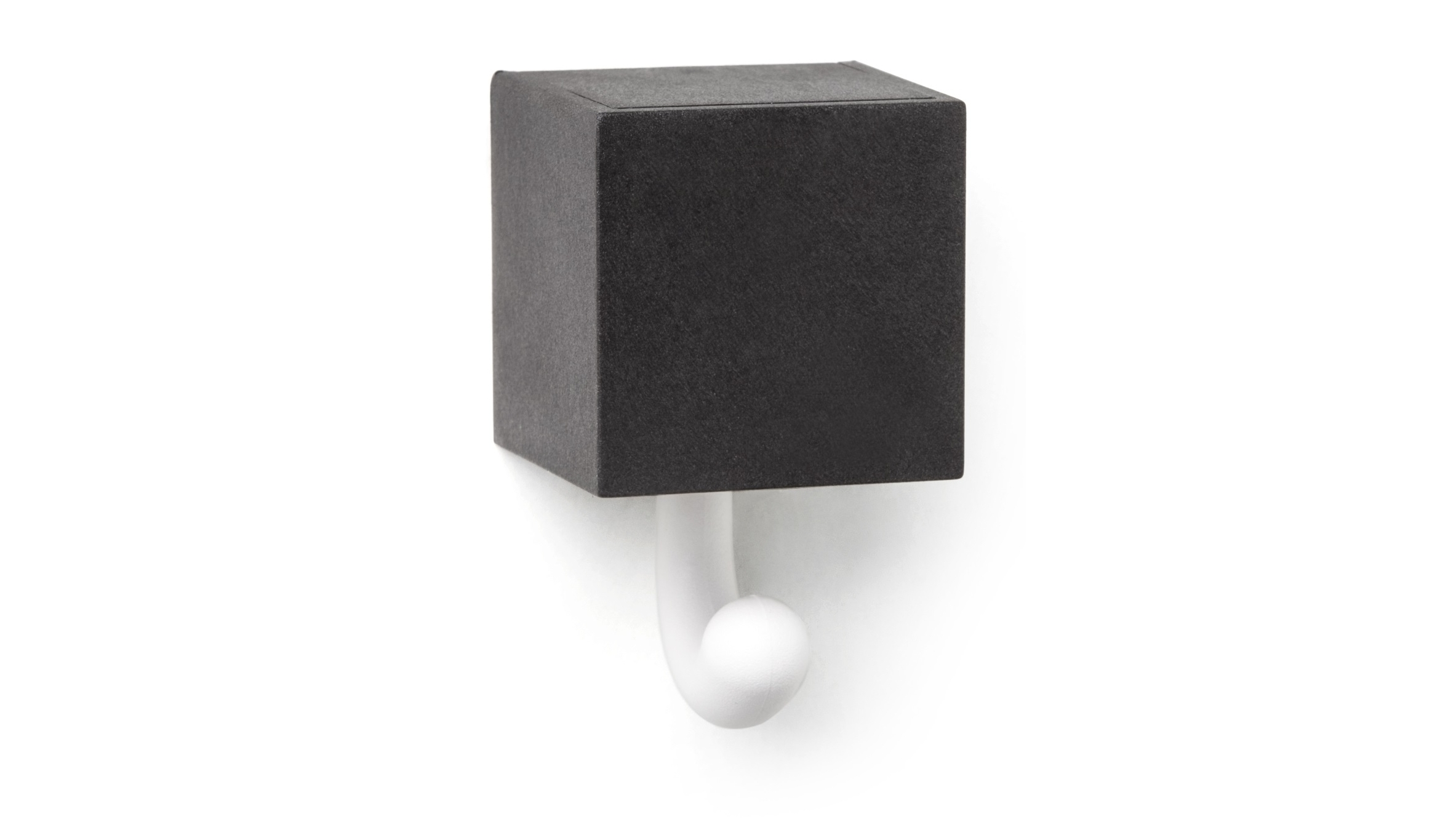 Qualy Kitt-A-Boo Wall Hook - White/Black