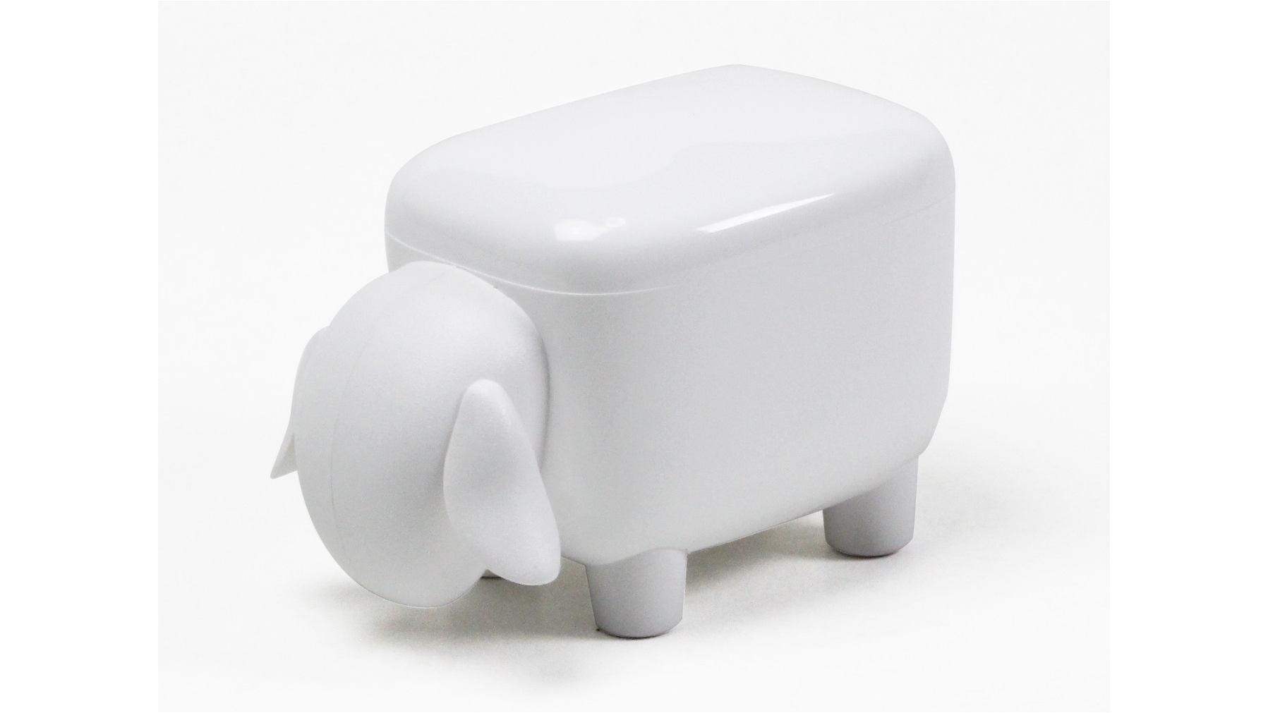 Qualy Sheepshape Container Jr. - White/White