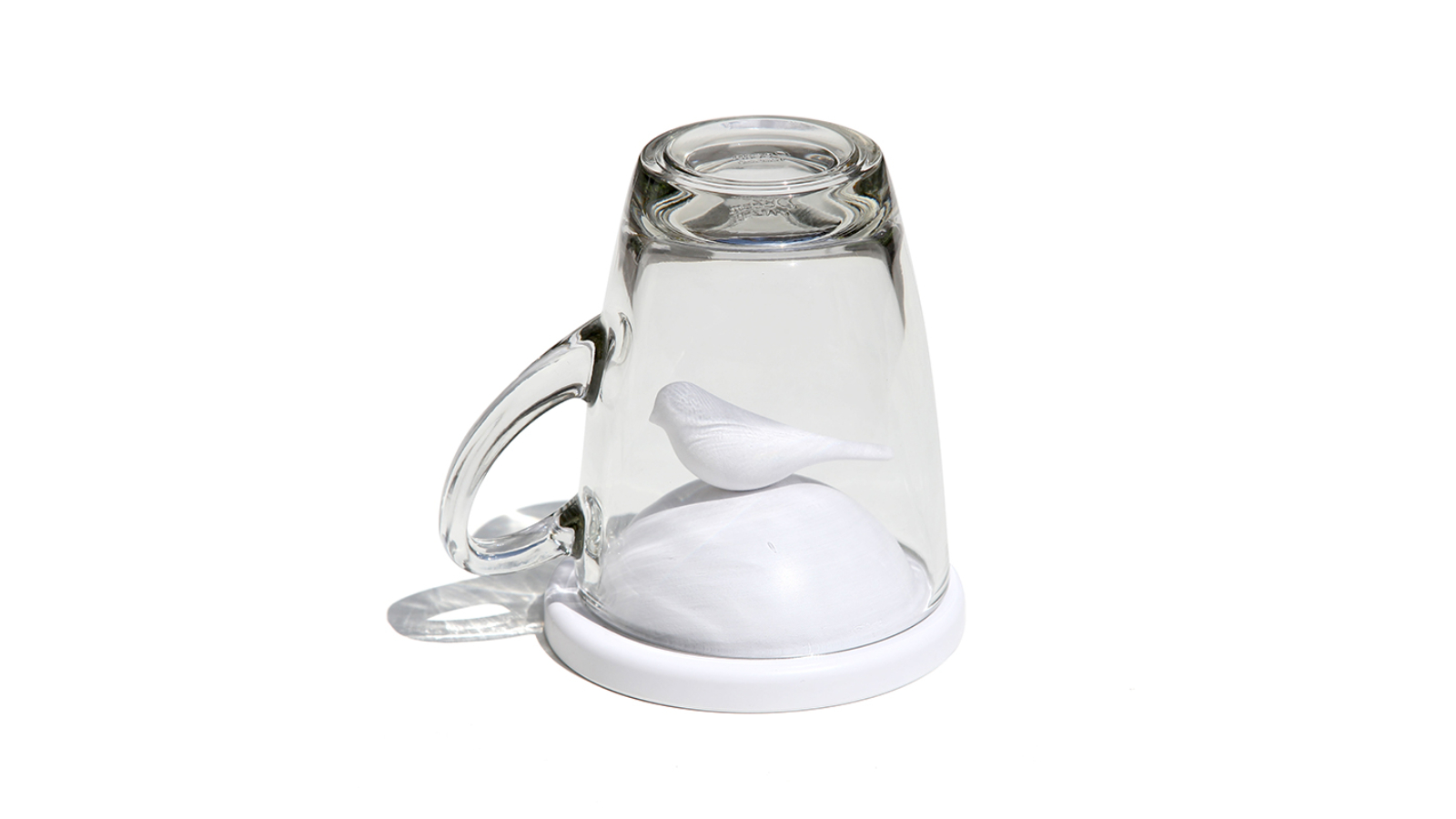 Qualy Sparrow White Mug - White