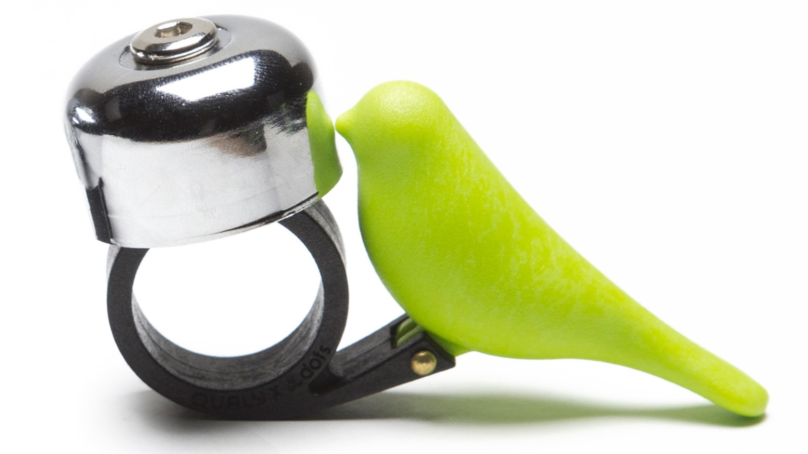 Qualy Bird Bike Bell - Green