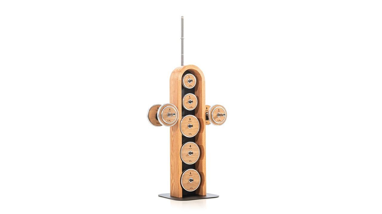 NOHrD Weight Plate Tower - Oak