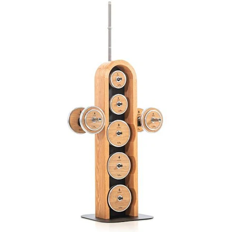 NOHrD Weight Plate Tower - Oak