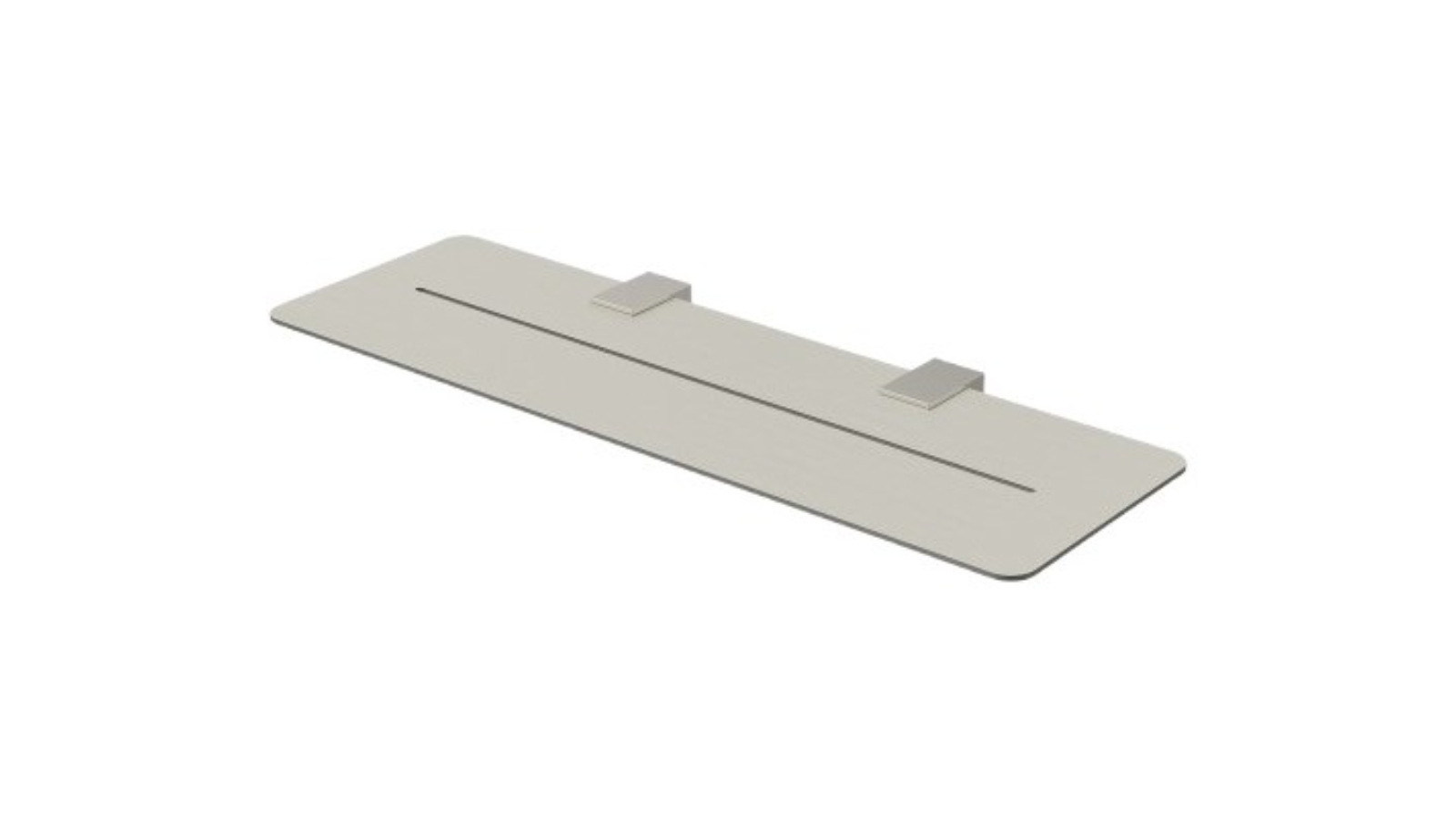 Parisi Quadro 350mm Shelf - Brushed Nickel