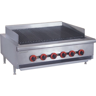 F.E.D BG7-10LPG Commercial LPG Gas 6 Burner Char Grill Top