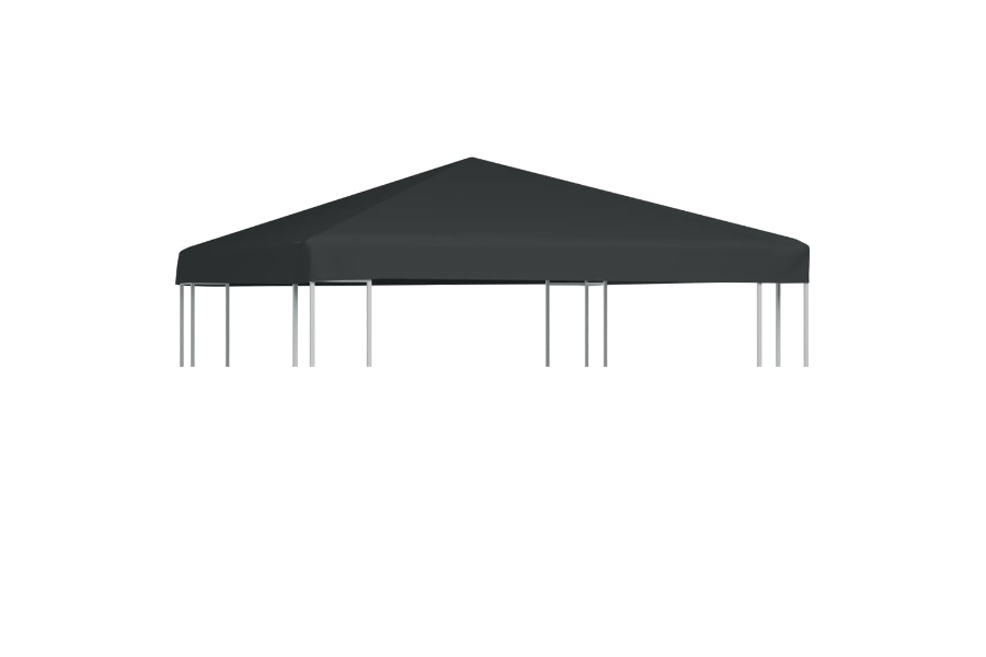 vidaXL 310 g/m² 3 x 3 m Gazebo Top Cover - Grey