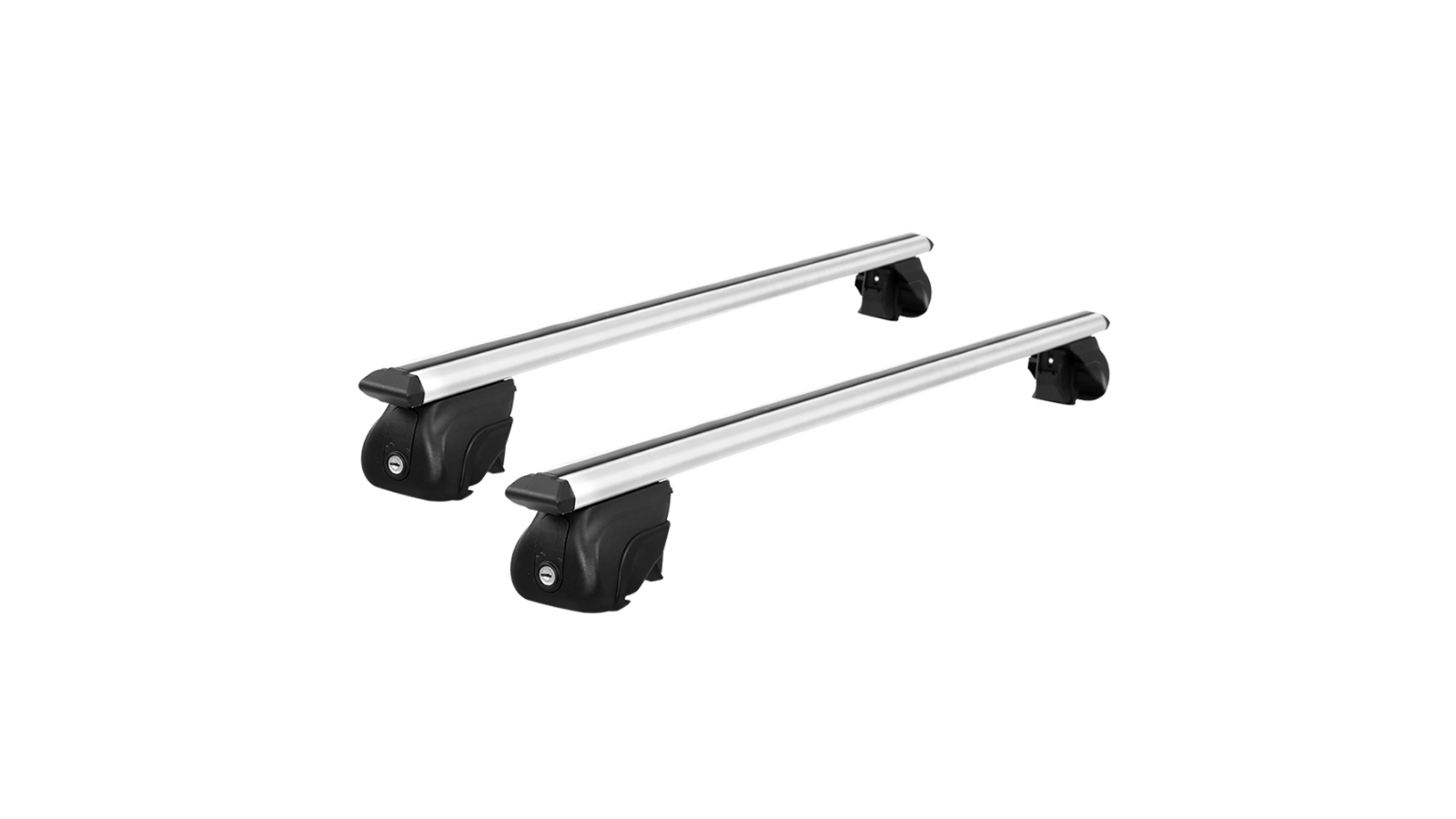 Giantz Universal Car Roof Rack 124cm 90kgs Loads Upgraded Holder Cross Bars - Silver